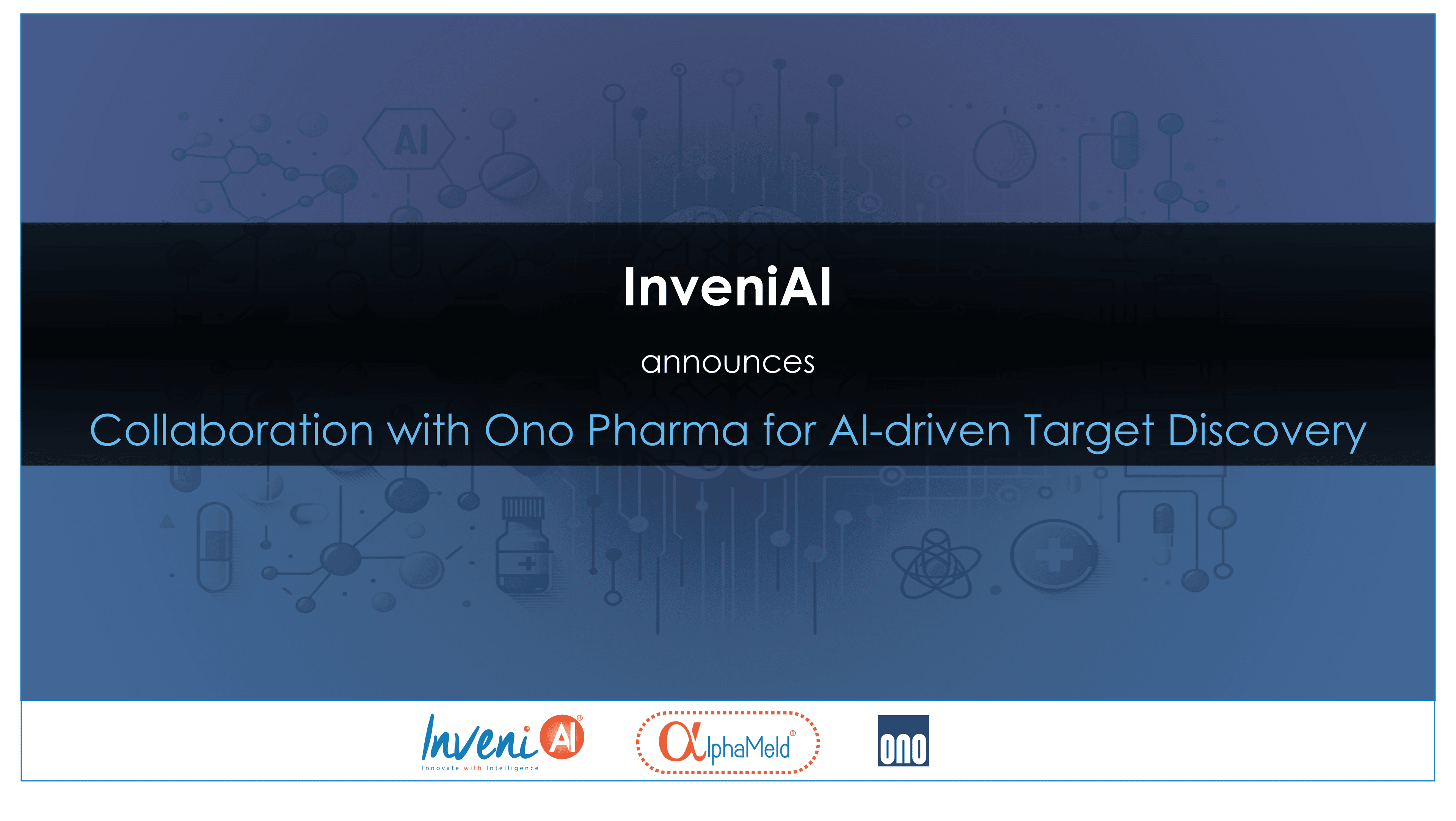 InveniAI Announces Collaboration with Ono Pharmaceutical for Target Discovery